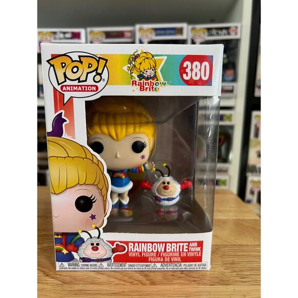 VAULTED Rainbow Brite and Twink Funko Pop #380 Animation Cartoon Vinyl Figures - Picture 1 of 6